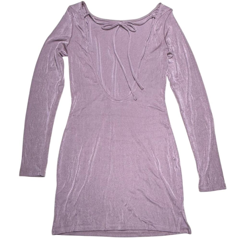 Free People Intimately Call Me Later Long Sleeve Mini Dress - Picture 3 of 9